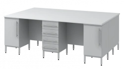 High Island Table with Support Columns 2400 SOTL