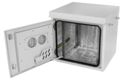 Climate Control Telecommunications Cabinet Wall-Mounted SHKT-NV-2 with SSD Roof