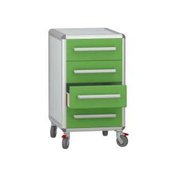 Medical Mobile Cabinet for Storage, Model DM-1-107-04.K2.F1