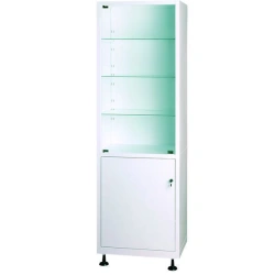 Medical Metal Cabinet Two-Section Single-Door for Medications SHM-1.202 "Aibolit" TU 9452-0