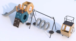 Children's Play Complex for Thematic Games and Physical Development 115-01.86.10