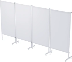 Medical Screen without Wheels, Four-Sectional Model MCK-4303-01