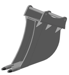 Excavator Bucket for Special Mobile Machine 20.VEST.R.283.00.000