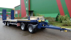 Heavy-Duty Four-Axle Lowbed Trailer PR-48T with BPW Axle Unit