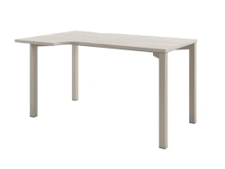 Ergonomic Writing Desk with Metal Frame