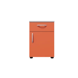 Wooden Side Cabinet with Drawer and Door T.6.2