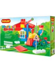 Bauer Railway Educational Construction Toy Set, 42 Pieces, Model 703