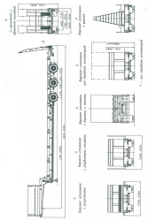 Semi-Trailer for Construction and Industrial Cargo, Model 99064C