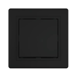 CADUCEUS ALING PRESTIGE Hidden Installation Push Button Switch 10A 250V, Black (Soft Touch) Model 6090.E1E1E1