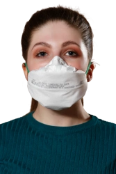 Filtering Half Mask for Aerosol Protection with Additional Gas and Vapor Defense "Lepestok-40AV SB" FFP2 R D