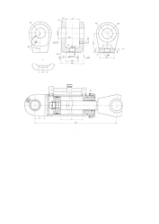 Hydraulic Cylinder for Boom Lifting TL-150.43.01.000