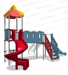 Children's Play Complex for Thematic Games and Physical Development - Romana 101.17.09
