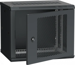 LINEA W 9U Wall-Mounted Cabinet 600x450 mm with Perforated Door, RAL9005