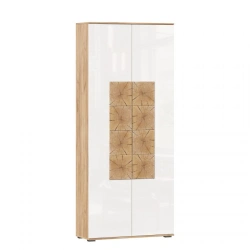 Fiji LD.659310.000 PV Two-Door Wardrobe (Golden Oak/White)