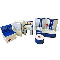Soft Modular Hospital Play Set "Nellia