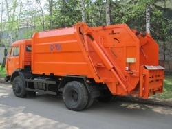 Rear-Loading Garbage Truck KO-456-12 on KAMAZ Chassis 43255-G5