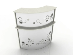 Reception Desk for Medical Institutions - Model 401-002-5