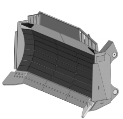 PR764-BDSU-50-14-FT Bulldozer Blade Heavy-Duty Earthmoving Attachment