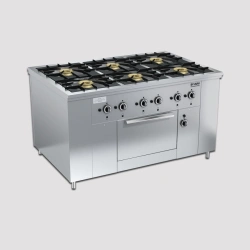 Professional Gas Stove for Restaurants PRG-IIA-6 DS "Maxi