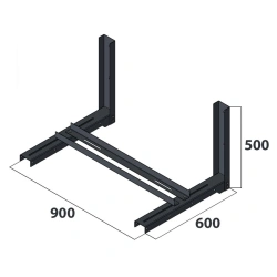 Metal Air Conditioner Wall or Window Mount Bracket
