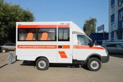 Mobile Medical Complex 2243G, Modification 224395 with Diesel Engine on GAZ 33 Chassis