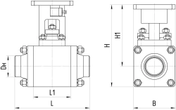 Steel Ball Valve for Tight Sealing - AТЭК.491284.053