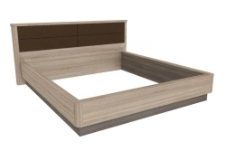 Bruna LD 631340.000 M Bed 1800 (Light and Dark Sonama H)