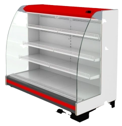 Medium Temperature Wall-Mounted Display Case Warsaw 160/92 VХSp-1.875
