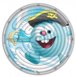 Two-Sided Labyrinth Game (Smeshariki: Cosmic Adventure) in Blister Pack