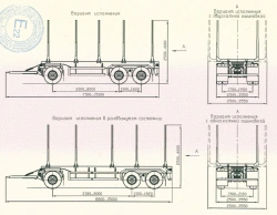 Expandable or Non-Expandable Timber Transport Platform SAV 83433RC