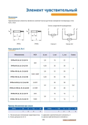 Sensitive Element for Temperature Sensors TSP and TCM