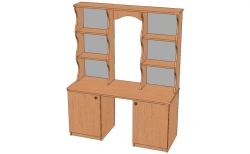 Book Corner Shelf with Top Surface and Storage Model UK