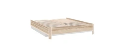 Bed Frame with Lift Mechanism 1200 in White/Desire Ash - Marta LD.636360.000