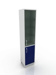 Medical Display Cabinet, Model 301-003-4, 450x400x2100mm