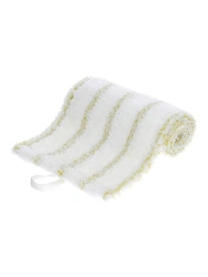 Professional and Household Cleaning Mop 40 with Microfiber (100% MF) White with Green Strip
