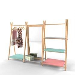 Scandinavian Style Play Wardrobe Shelf for Kids 56017-001