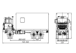 Special Van for Transport, Model 677530 on URAL 4320 Chassis