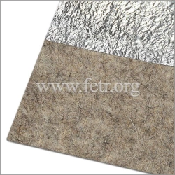 Wool Felt with Foil Coating for Enhanced Thermal Insulation
