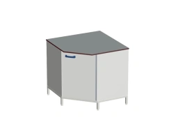 Corner Folding Table Made of Particleboard - Model USTL