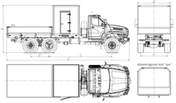 Heavy-Duty Truck Model 5777CP Ural 4320-74 for Hazardous Cargo