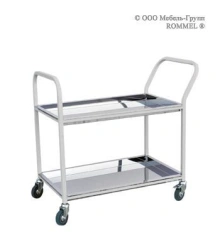 Interior Transport Trolleys with Stainless Steel Shelves