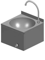 Wall-Mounted Hand Basin 400x400x235