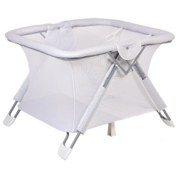 Polini Comfort French Amis Kids Playpen, White-Grey, 0002161-13