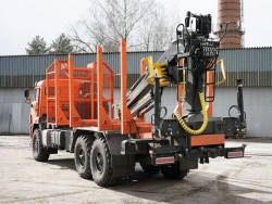 Multifunctional Special Vehicle with Hydraulic Crane KMA Based on KAMAZ 5350, Model 51S0