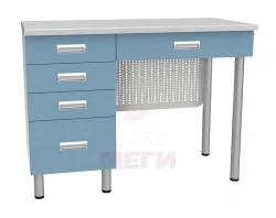 Laboratory Workbench with Cabinet and Drawers SL-04-MSK (SL-04-206)