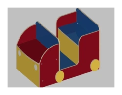 Car-Themed Play Module - Art. S.05.36