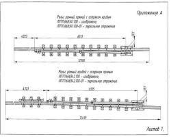 Rail Frame with Spike Type R65 for Switches (Projects LPTP.668341.100/-01/-02/-03; LPTP.668342.100/-01/-02/-03)