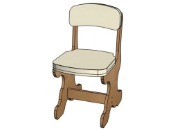 Figure Chair, Height 260 Semi-Soft (Seat + Backrest) / StD68