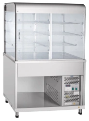High-Temperature Refrigerated Display Counter with Neutral Cabinet PVV(N)-70KM-C-NSh
