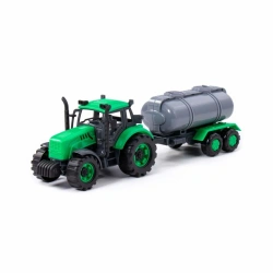 Inertia Toy Tractor with Tank Trailer for Kids - Progress Model 94636